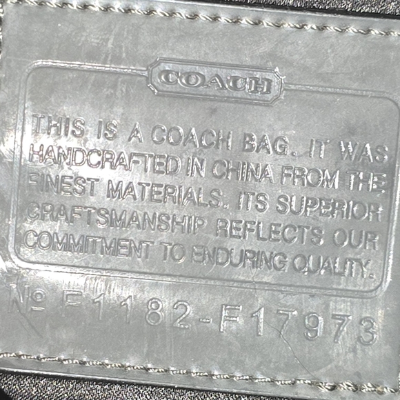 Coach Leopard Print Tote Bag And Wallet Set - Black and Gray - Picture 9 of 15